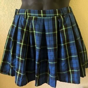 Y2K HOT Topic small Plaid Skirt Womens Small Academia Preppy Clueless